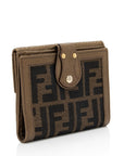 FNDI Metallic Zucca Compact Wallet (SHF-JIlxwg)