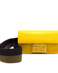 FNDI Mini Flat Baguette Crossbody Bag (SHG-w8GjFE)