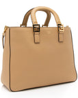 FNDI Calfskin Romano Selleria FF Handle Medium Tote (SHF-23375)
