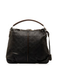 Black LV Monogram Mahina Selene PM Satchel