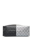 Black LV Monogram Eclipse North South Tote
