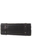 Cannage Lady DOR East West Leather Handbag Black