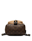 Brown LV Monogram Reverse Palm Springs PM Backpack