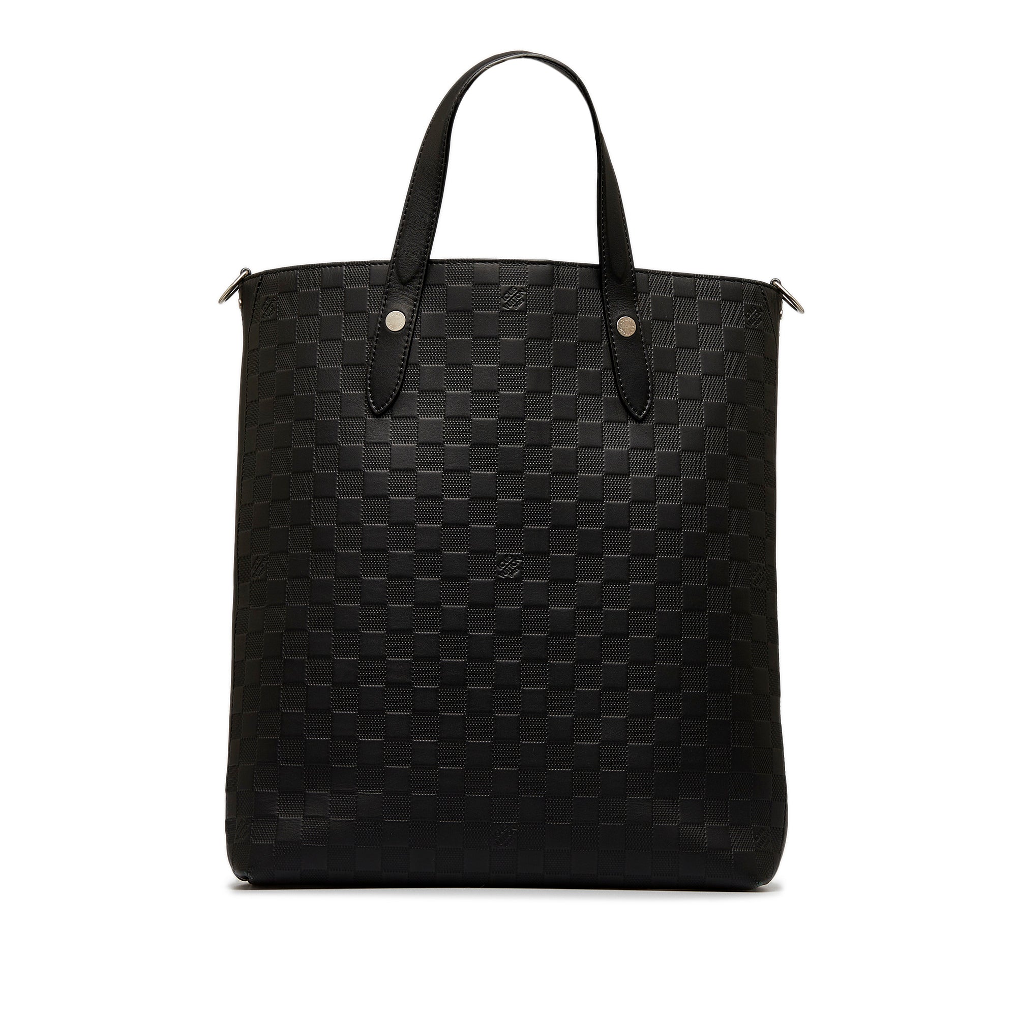 Black LV Damier Infini Apollo Tote Satchel