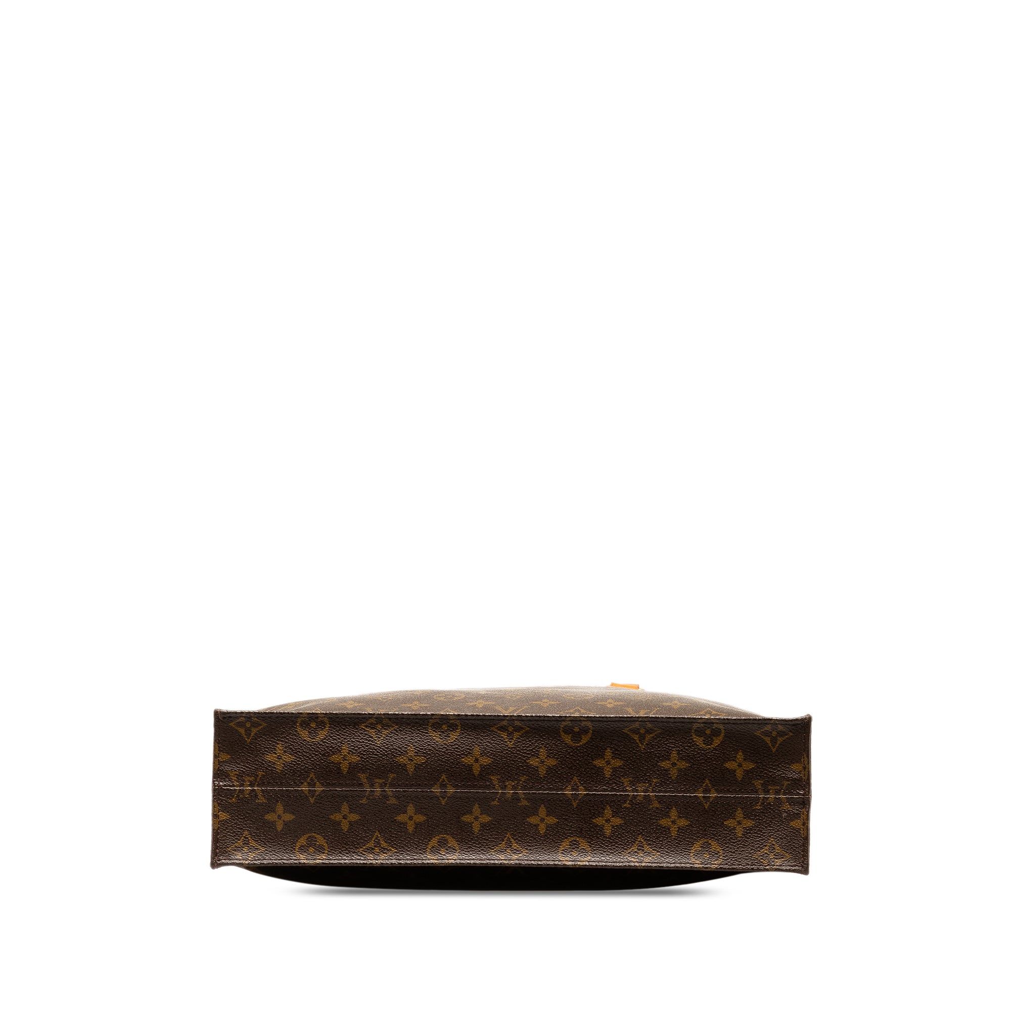 Brown LV Monogram Sac Plat Tote Bag