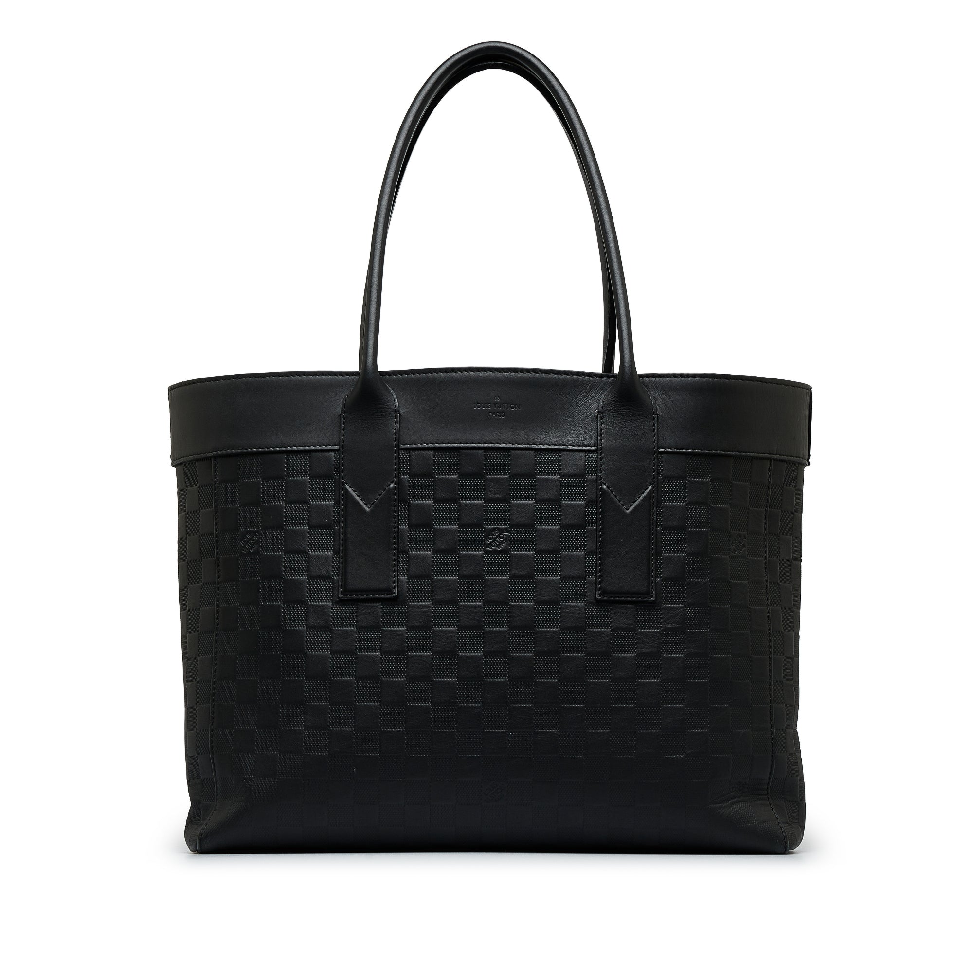 Black LV Damier Infini Cabas Voyage Tote Bag
