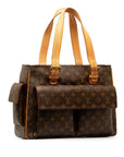Brown LV Monogram Multipli-Cite Tote Bag