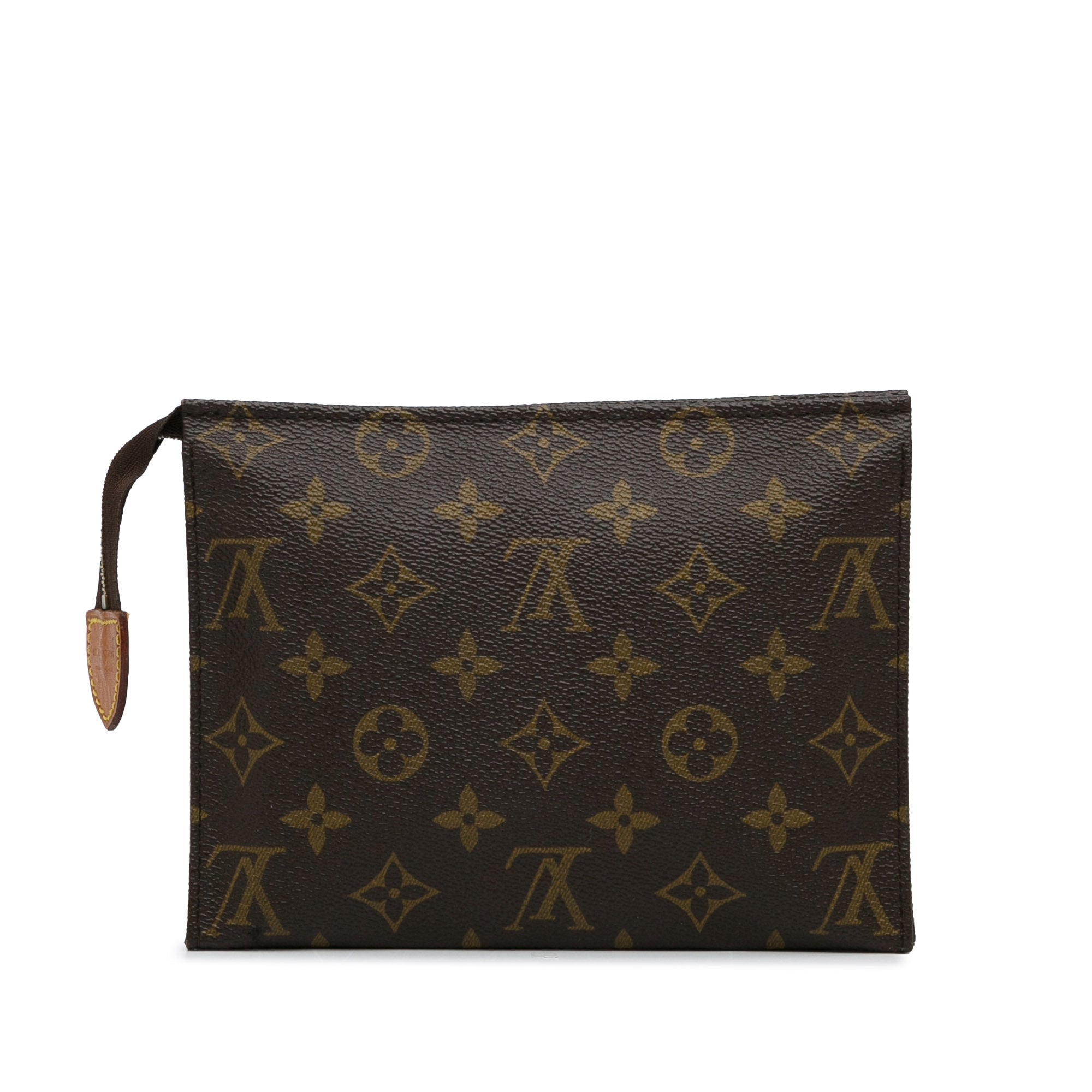 Brown LV Monogram Toiletry Pouch 19