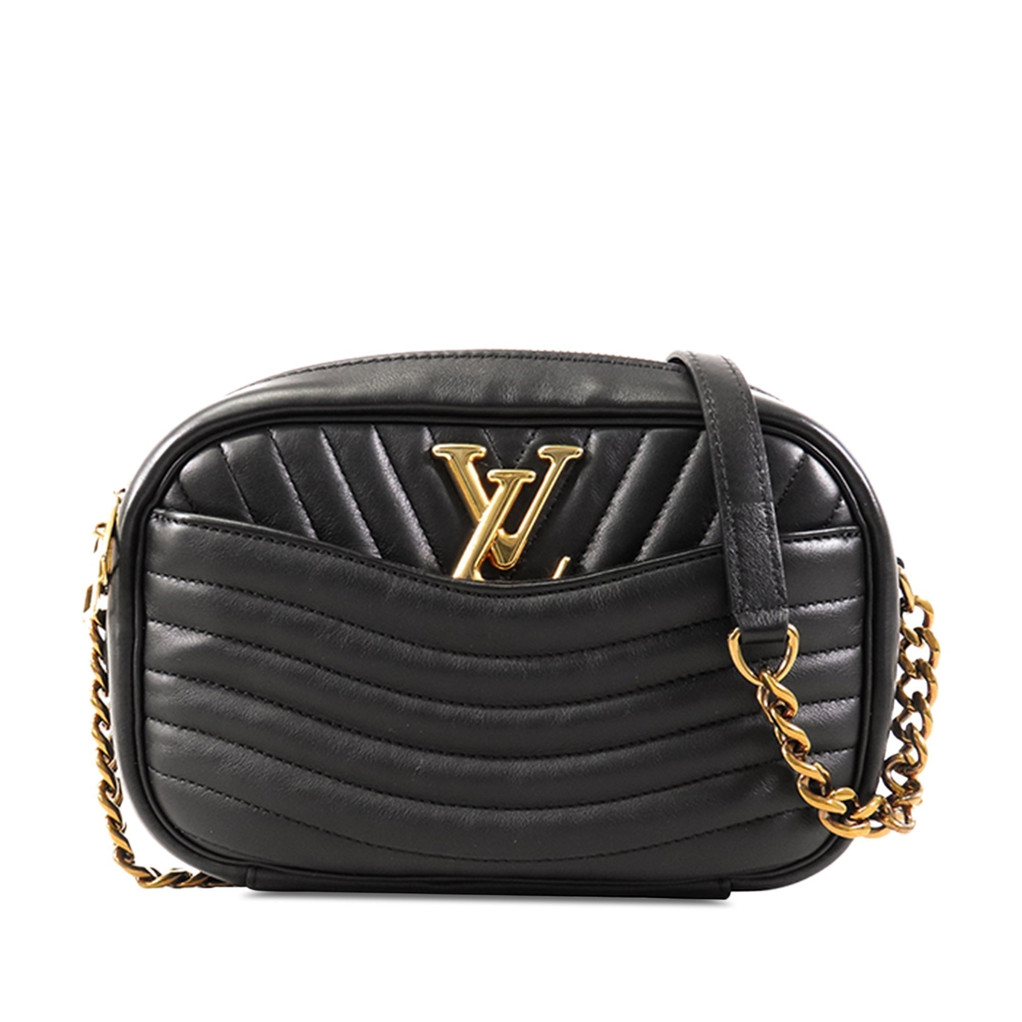 Black LV New Wave Camera Bag