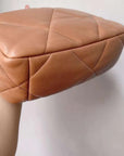 CHNL 19 Flap Bag Caramel Lambskin GHW