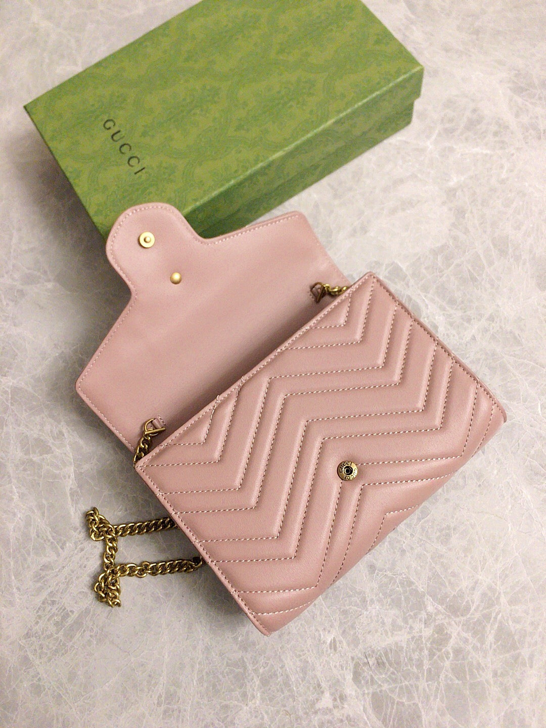 GCCI Marmont Matelassè Handbag Lushentic
