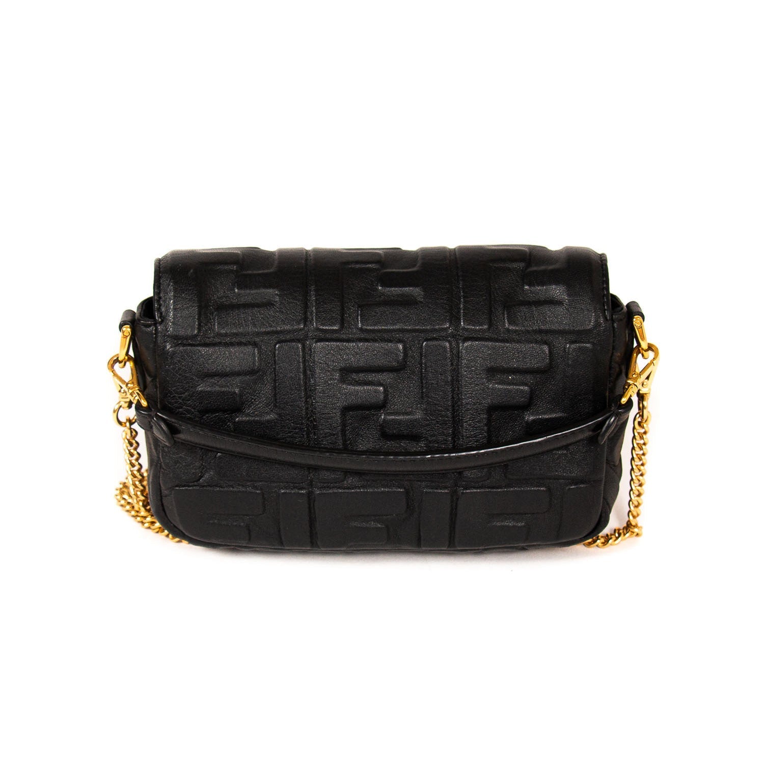 FNDI Leather Mini Baguette
