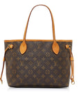 Brown LV Monogram Neverfull PM Tote Bag