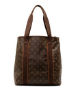 Brown LV Monogram Cabas Beaubourg Tote Bag