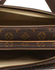 Brown LV Monogram Reporter PM Crossbody Bag