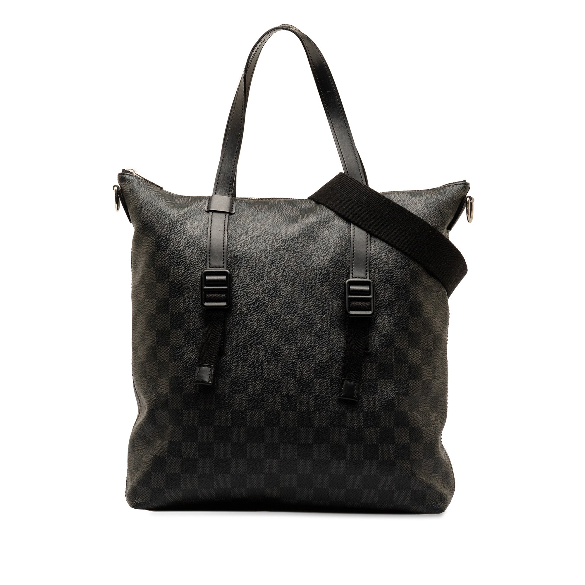 Black LV Damier Graphite Skyline Satchel