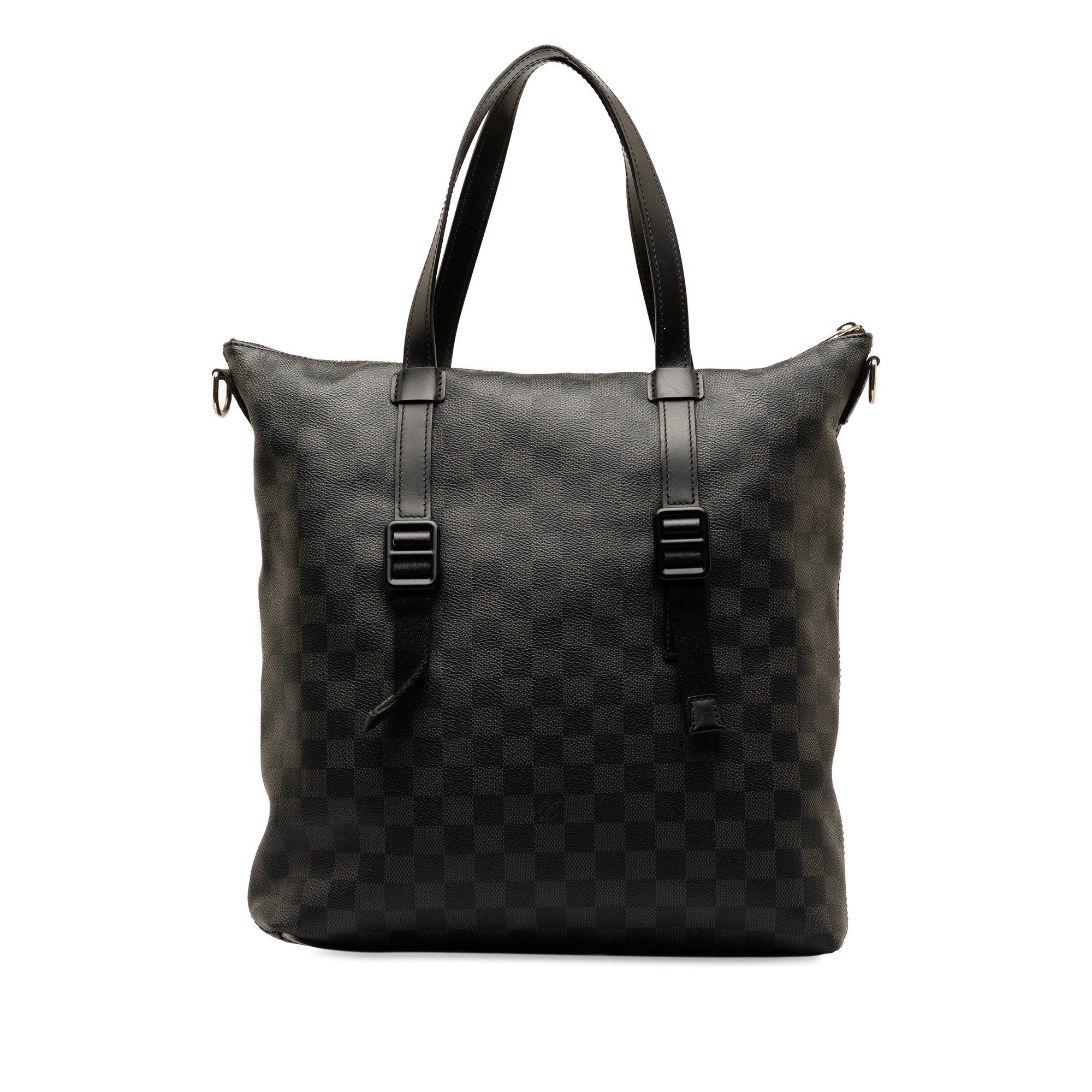 Black LV Damier Graphite Skyline Satchel