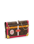 Brown LV Monogram Summer Trunks Pochette Crossbody Bag