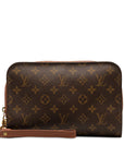 Brown LV Monogram Orsay Clutch Bag