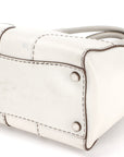 PRD BK TALCO CITY CALF LEATHER WAY BAG SILVER HARDWARE, WITH CARD, STRAP & DUST COVER