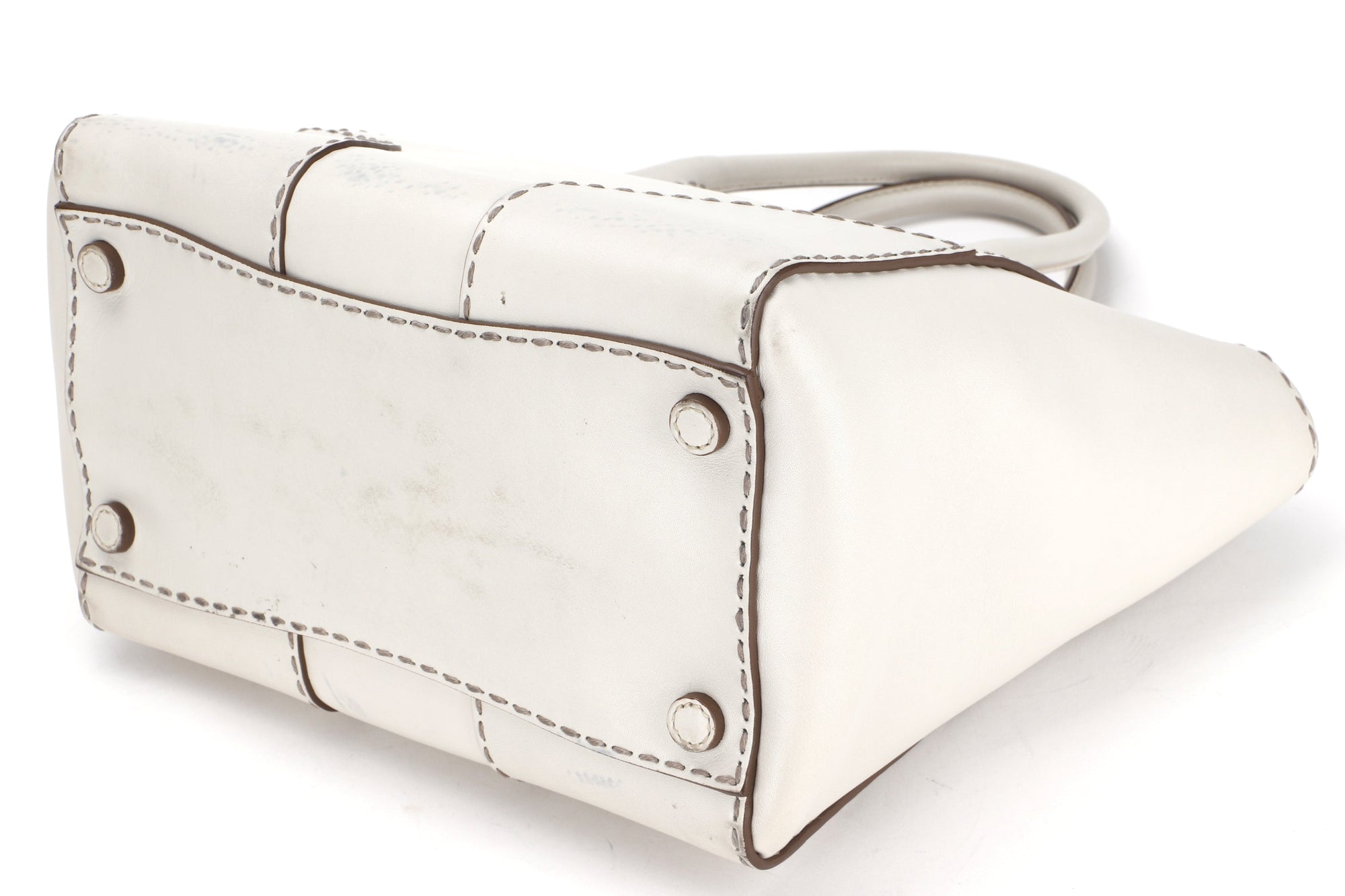 PRD BK TALCO CITY CALF LEATHER WAY BAG SILVER HARDWARE, WITH CARD, STRAP &amp; DUST COVER