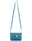 PRD BP CLUTCH TURQUOISE RASO STONES, WITH CARD & DUST COVER