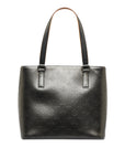 Black LV Monogram Mat Stockton Tote Bag