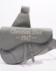 Christian DOR Saddle Bag Grey Leather OS