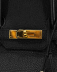 HRMS Clemence Birkin 35 Black - [Q] Stamp