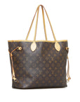 Brown LV Monogram Neverfull MM Tote Bag