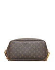 Brown LV Monogram Neverfull MM Tote Bag