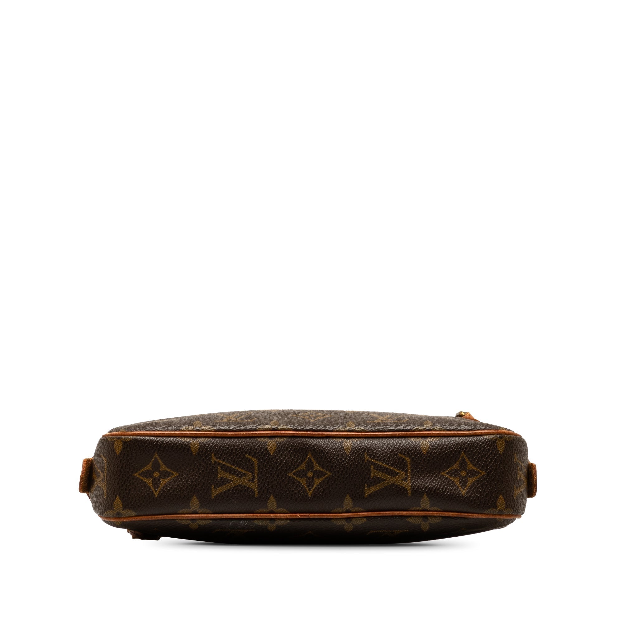 Brown LV Monogram Pochette Marly Bandouliere Crossbody Bag