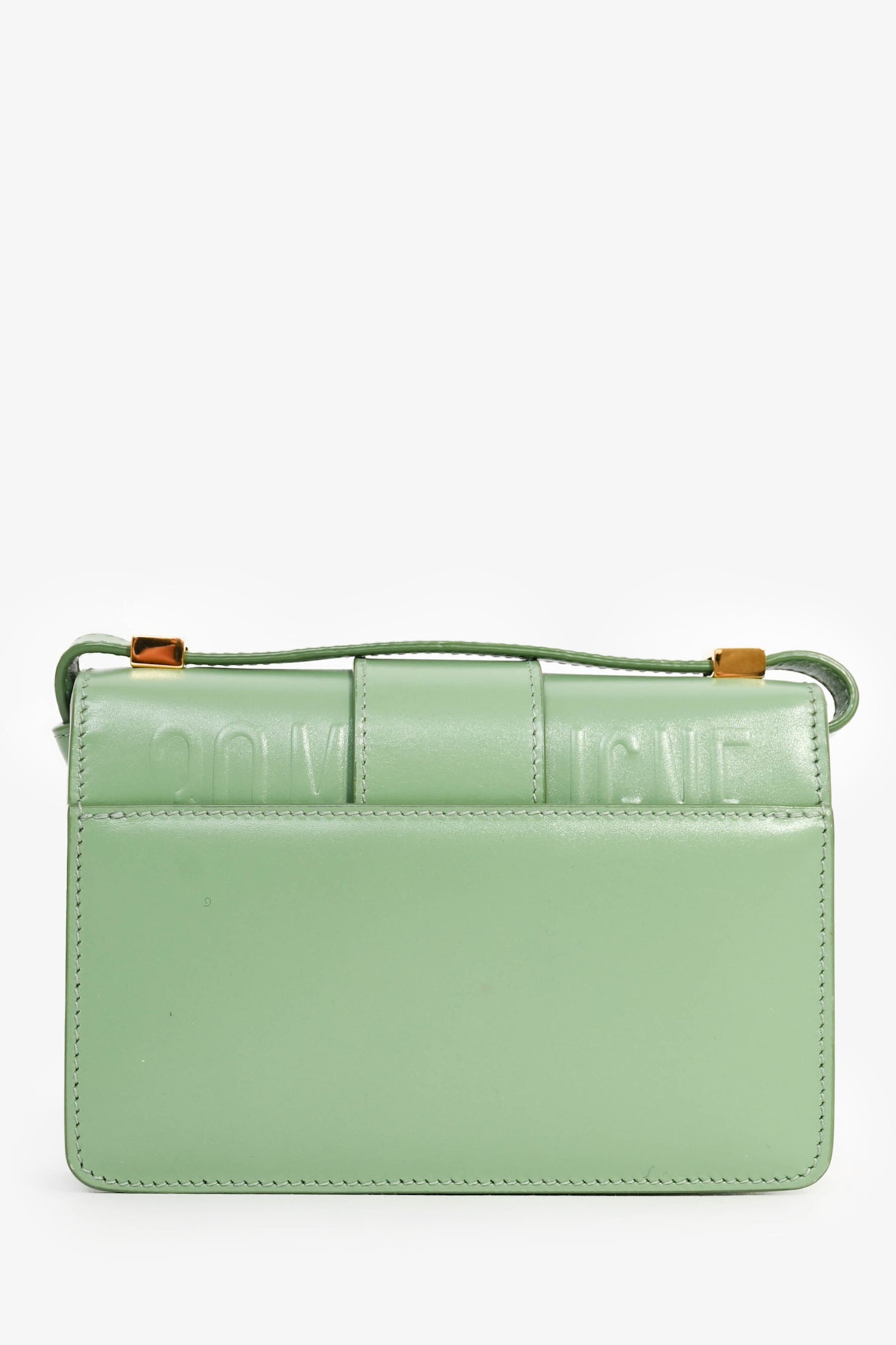 Christian DOR Green 'Sac Montaigne Mini' Crossbody