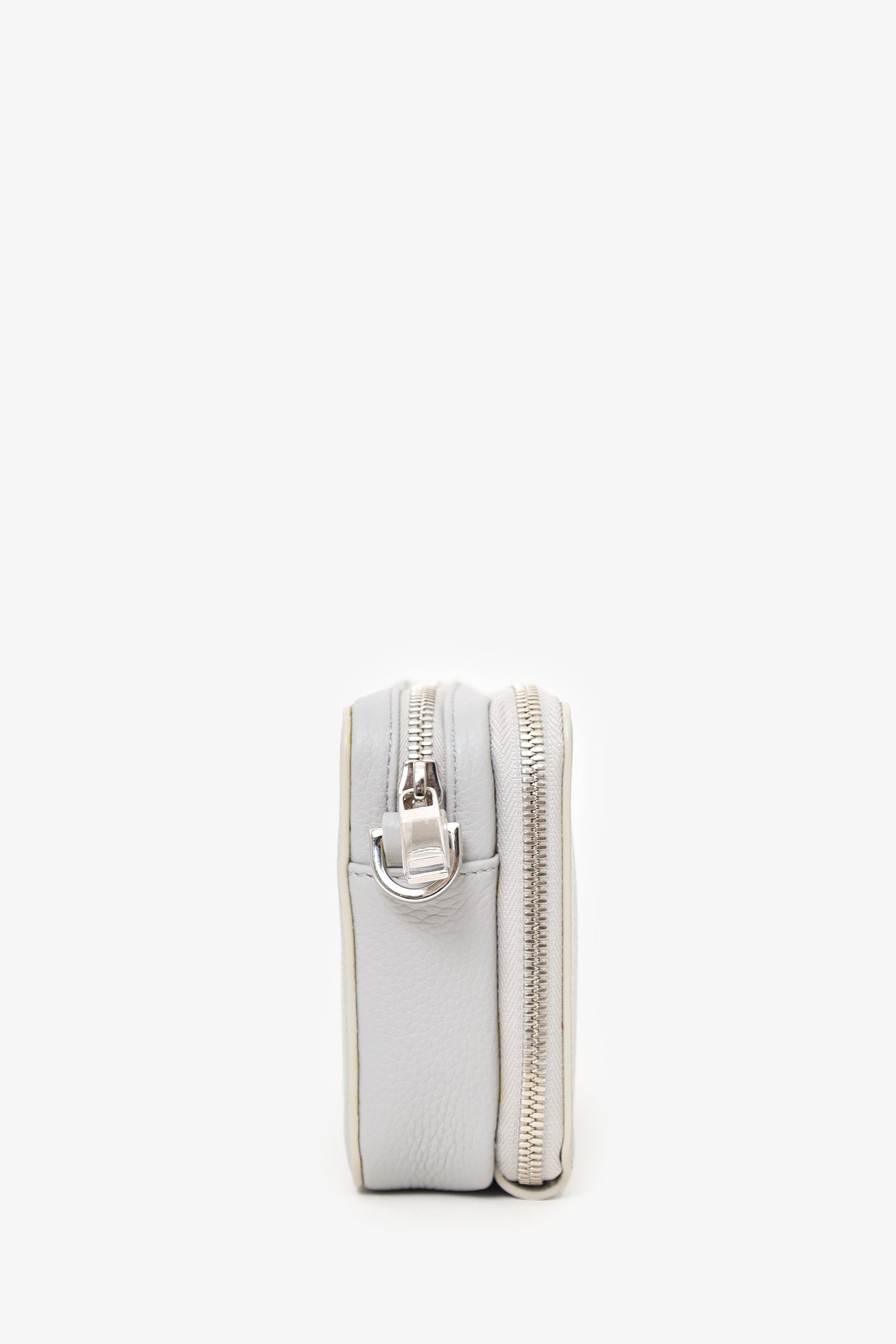 Christian DOR X Air Jordan Grey Grained Calfskin Wings Crossbody Mens