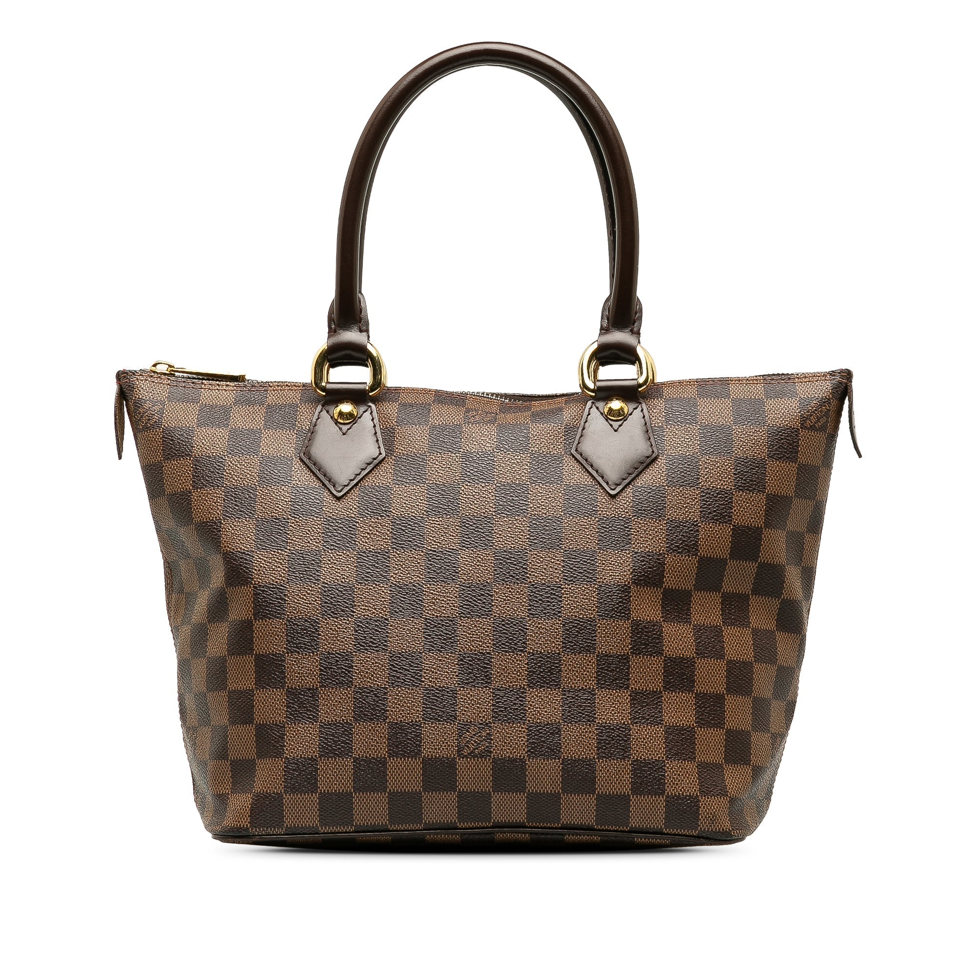 Brown LV Damier Ebene Saleya PM HandBag