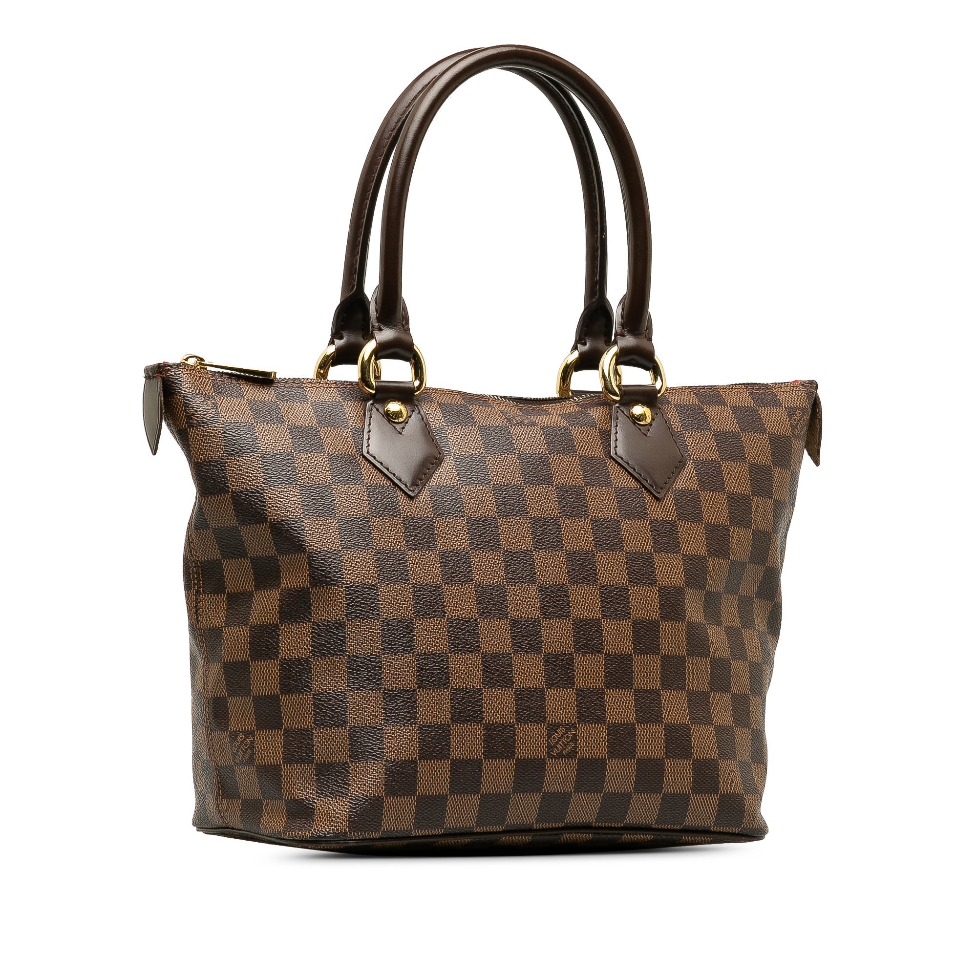 Brown LV Damier Ebene Saleya PM HandBag