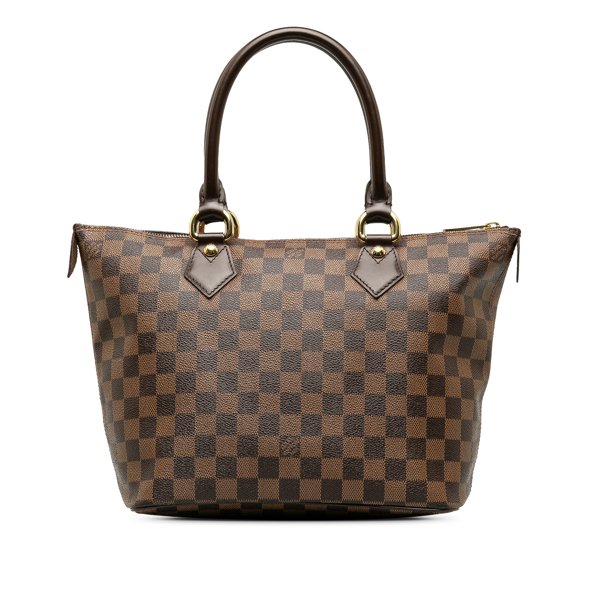 Brown LV Damier Ebene Saleya PM HandBag