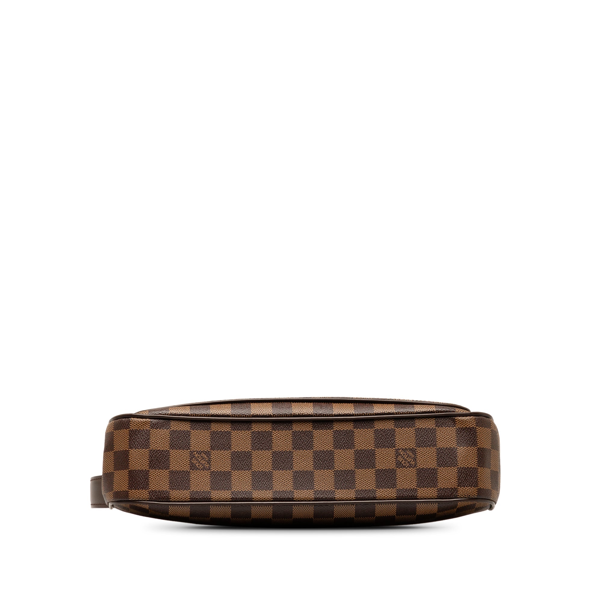 Brown LV Damier Ebene AuBagne Shoulder Bag