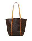 Brown LV Monogram Sac Shopping Tote Bag