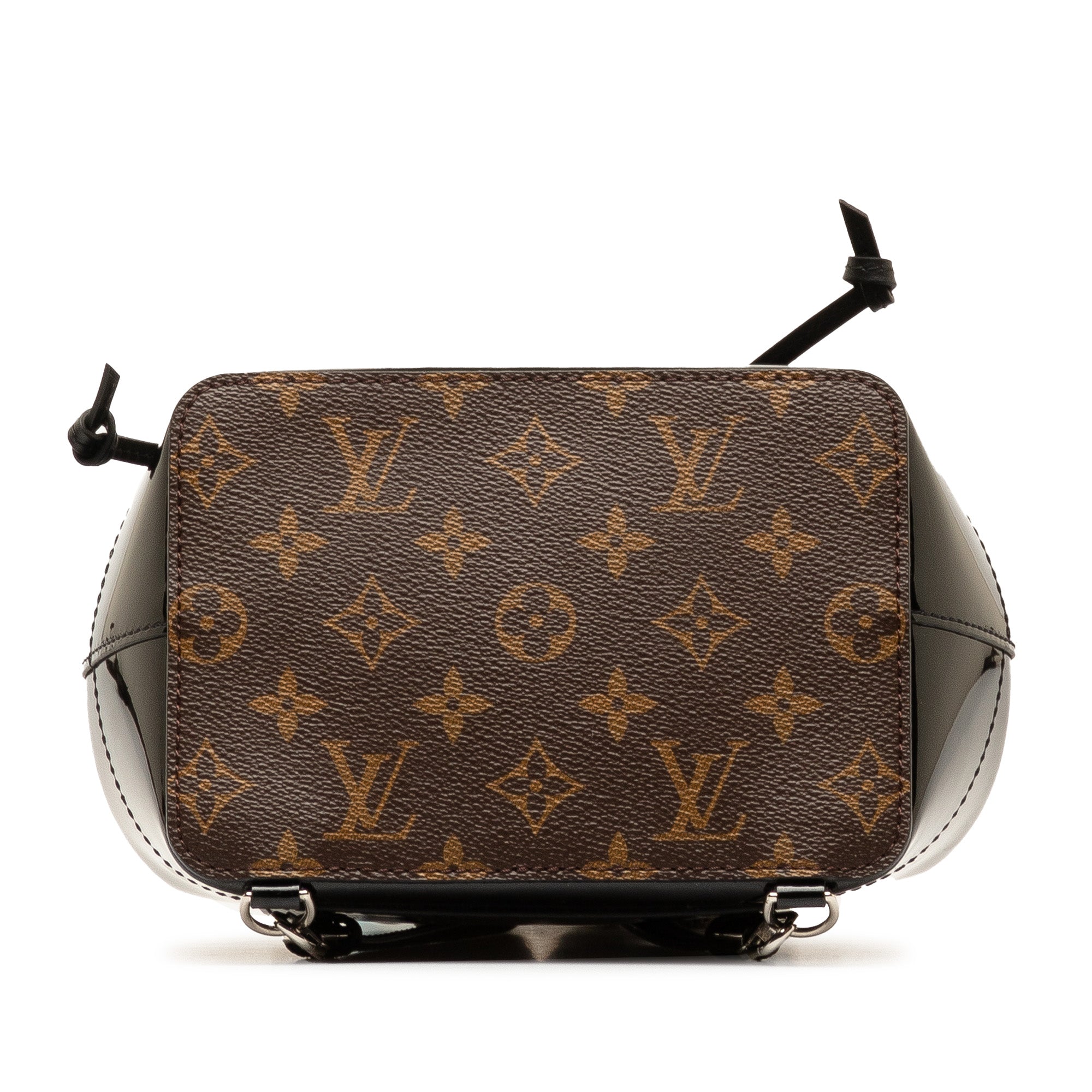 Black LV Monogram Vernis Hot Springs Backpack