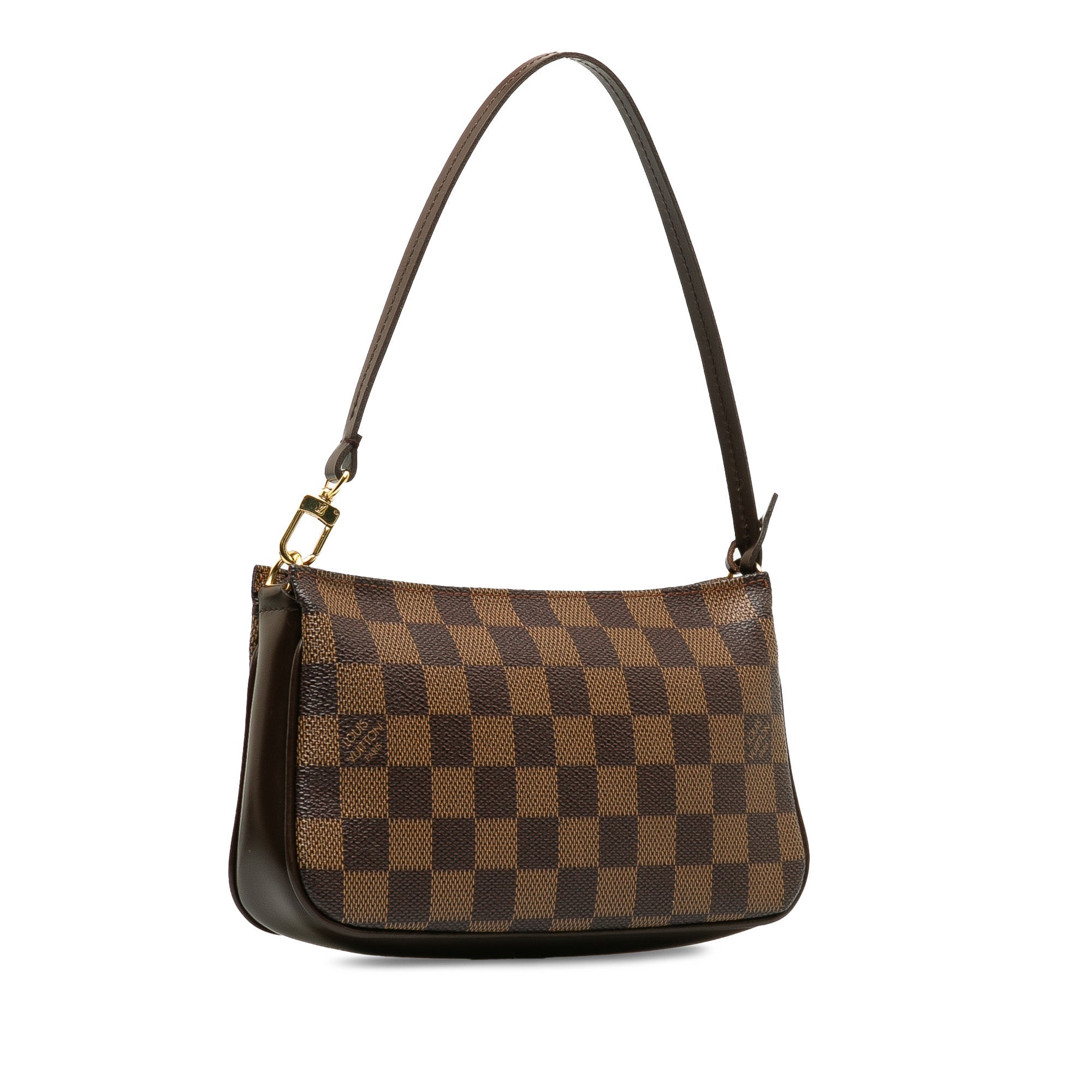 Brown LV Damier Ebene Navona Shoulder Bag