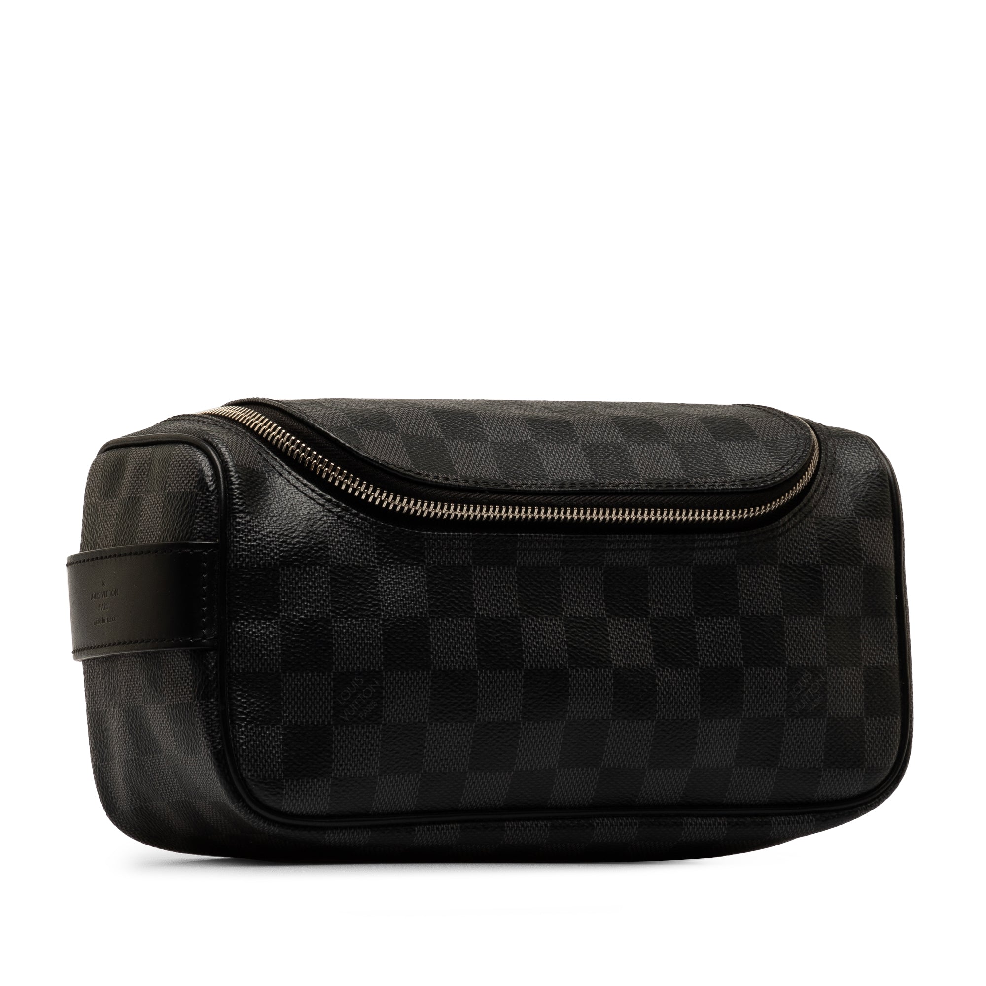Black LV Damier Graphite Toiletry Pouch