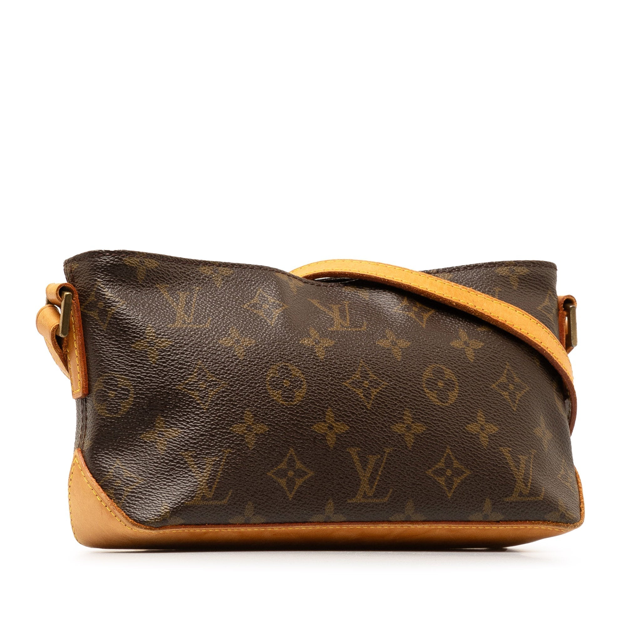 Brown LV Monogram Trotteur Crossbody Bag