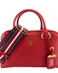 PRD Convertible Bauletto Vitello Phenix Leather Bag
