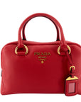 PRD Convertible Bauletto Vitello Phenix Leather Bag