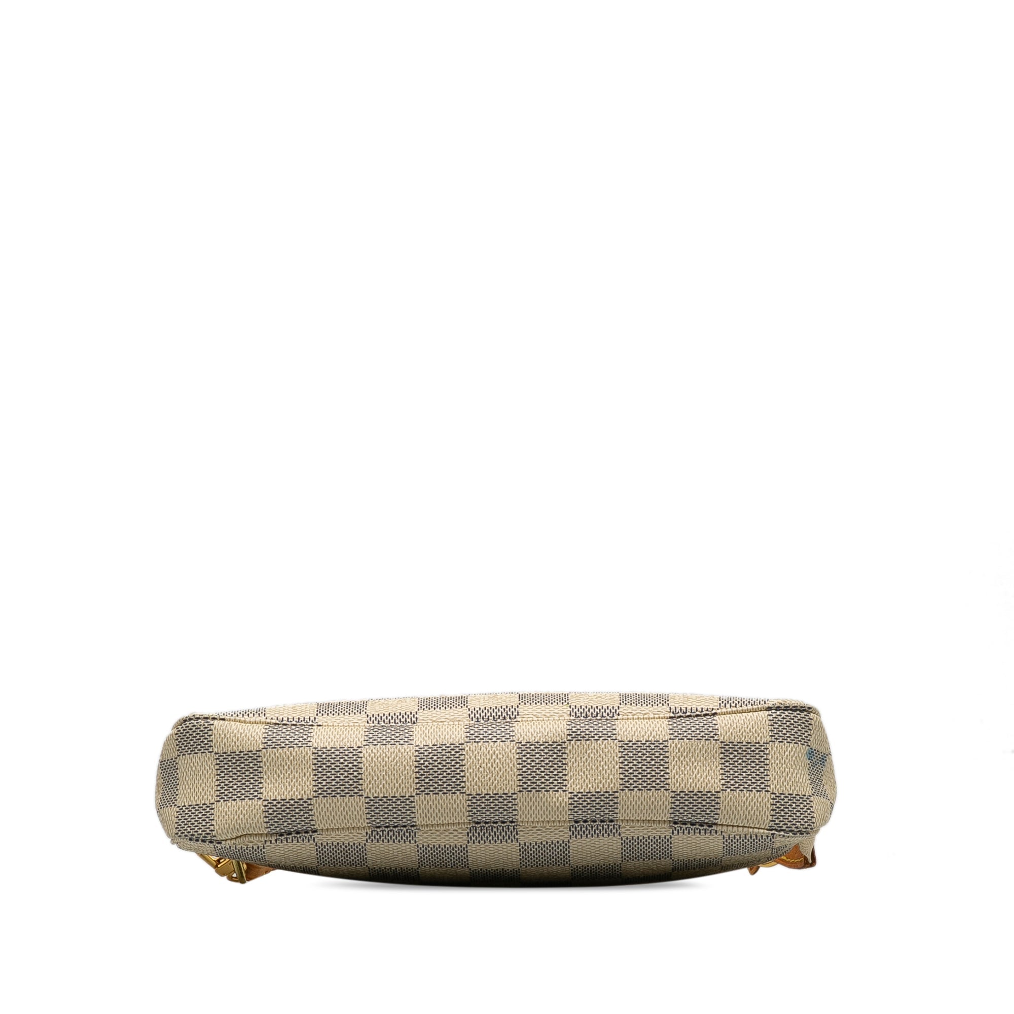 Beige LV Damier Azur Pochette Accessoires