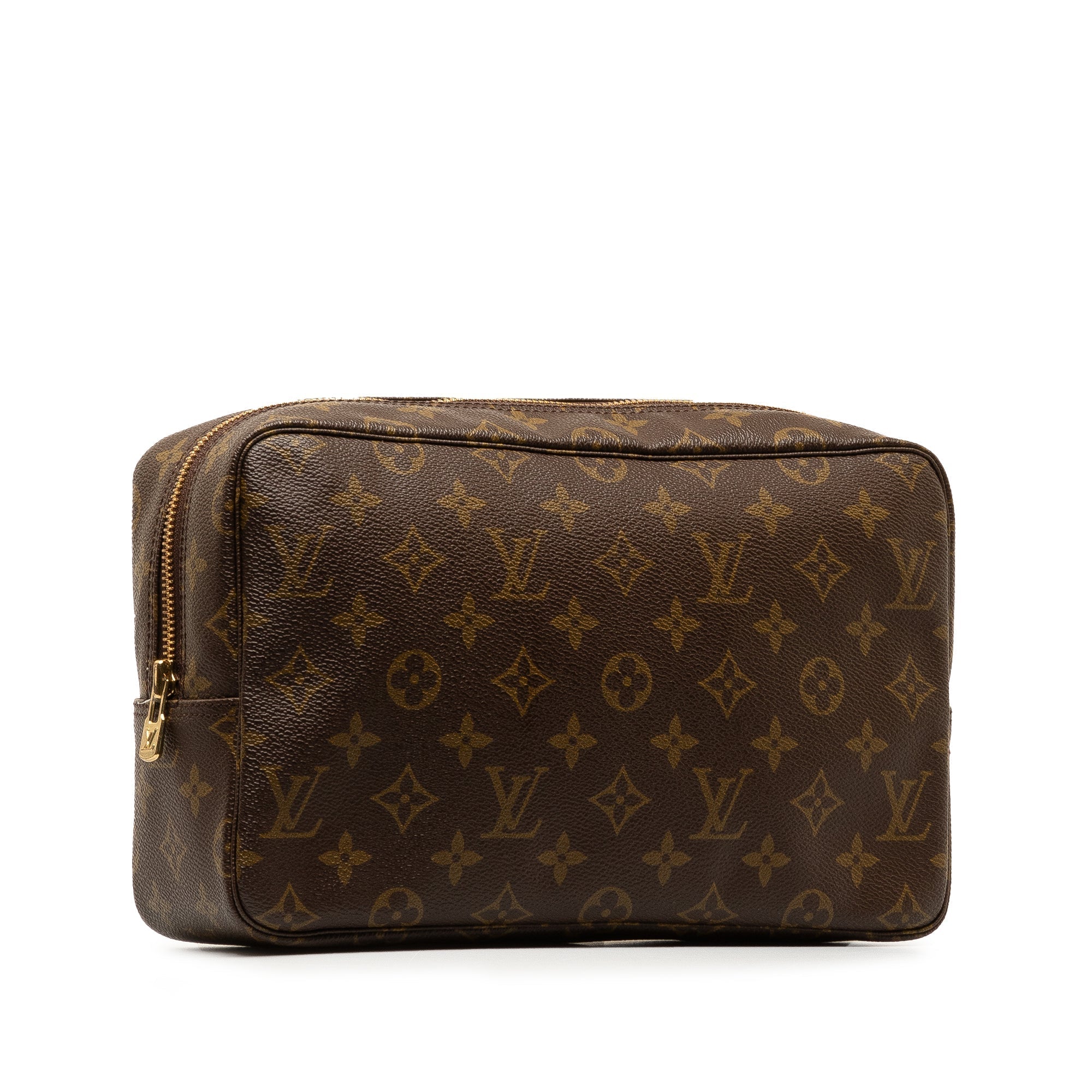 Brown LV Monogram Trousse Toilette 28 Pouch