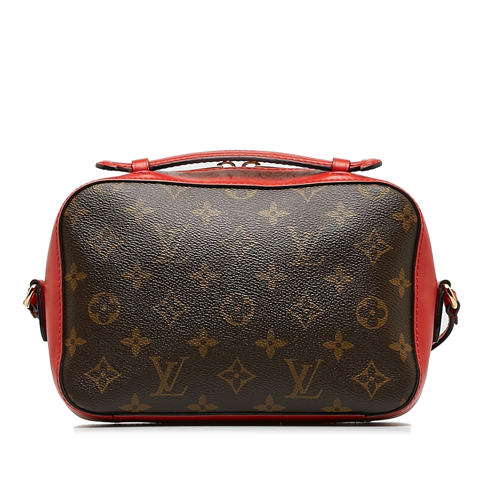 Brown LV Monogram Saintonge Crossbody Bag