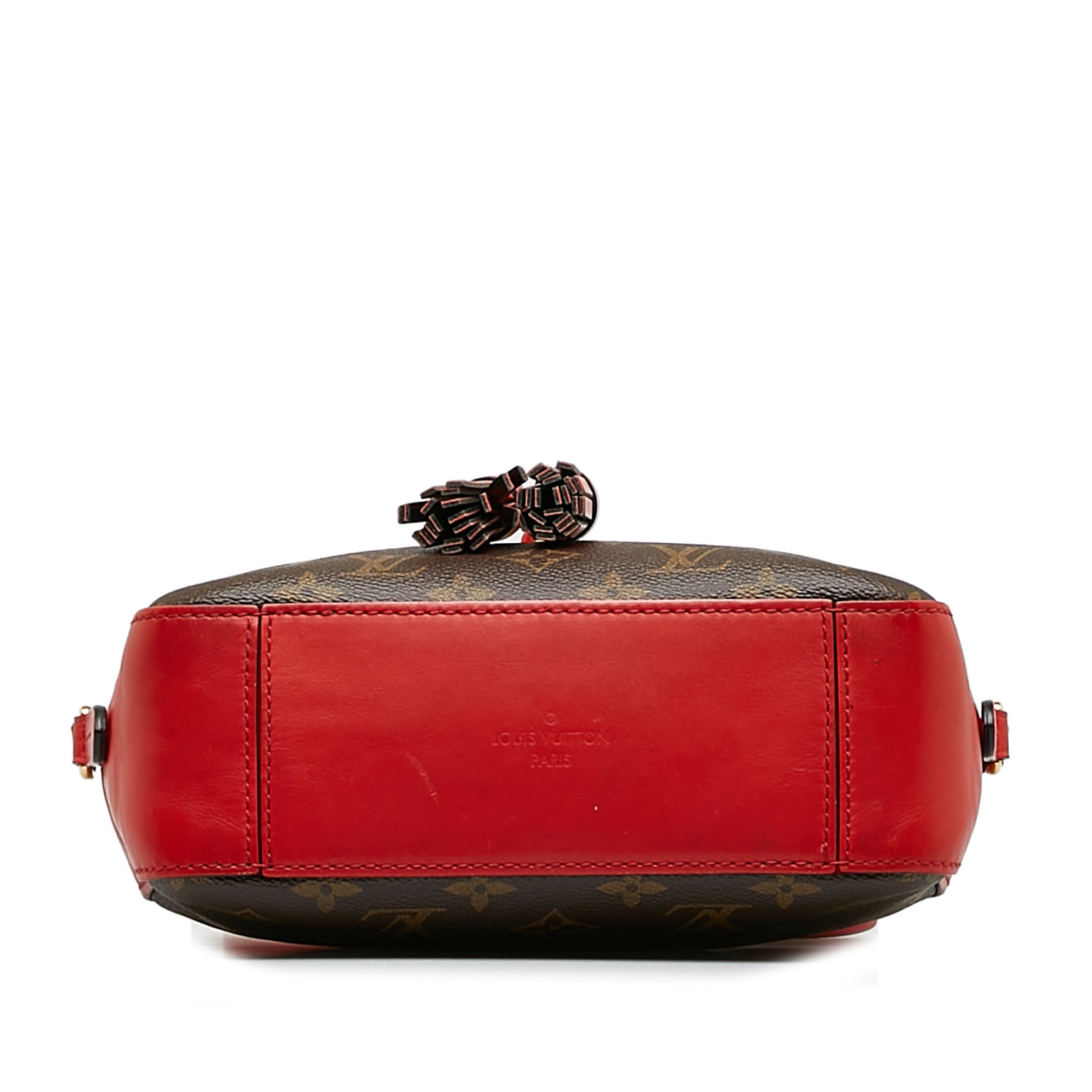 Brown LV Monogram Saintonge Crossbody Bag