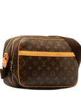 Brown LV Monogram Reporter PM Crossbody Bag